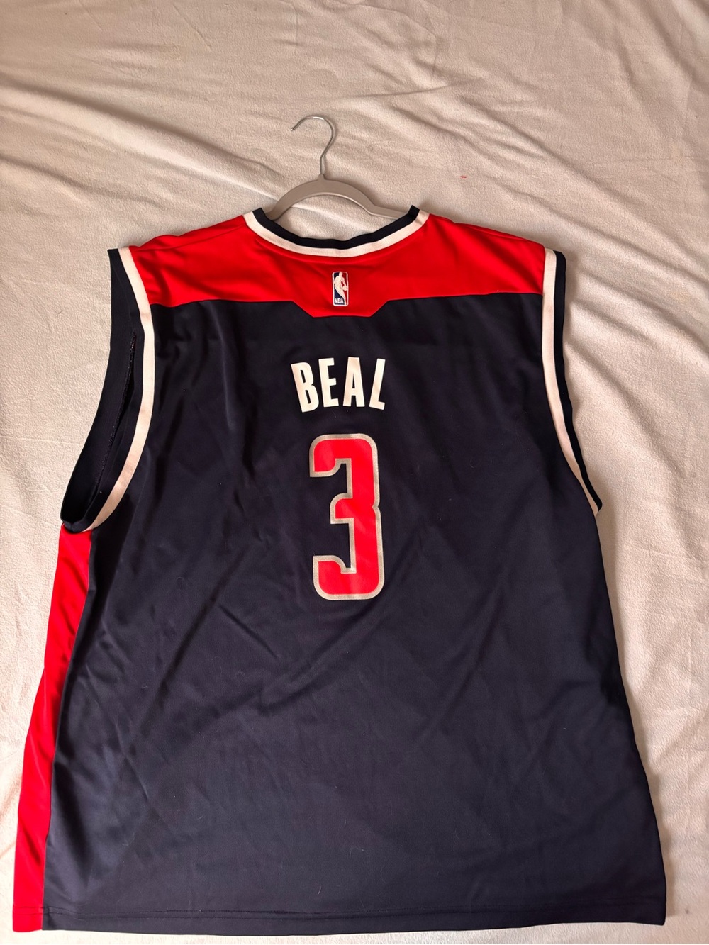 Adidas Washington Wizards Bradley Beal #3 NBA Jersey XXL Navy Red - Picture 3 of 5